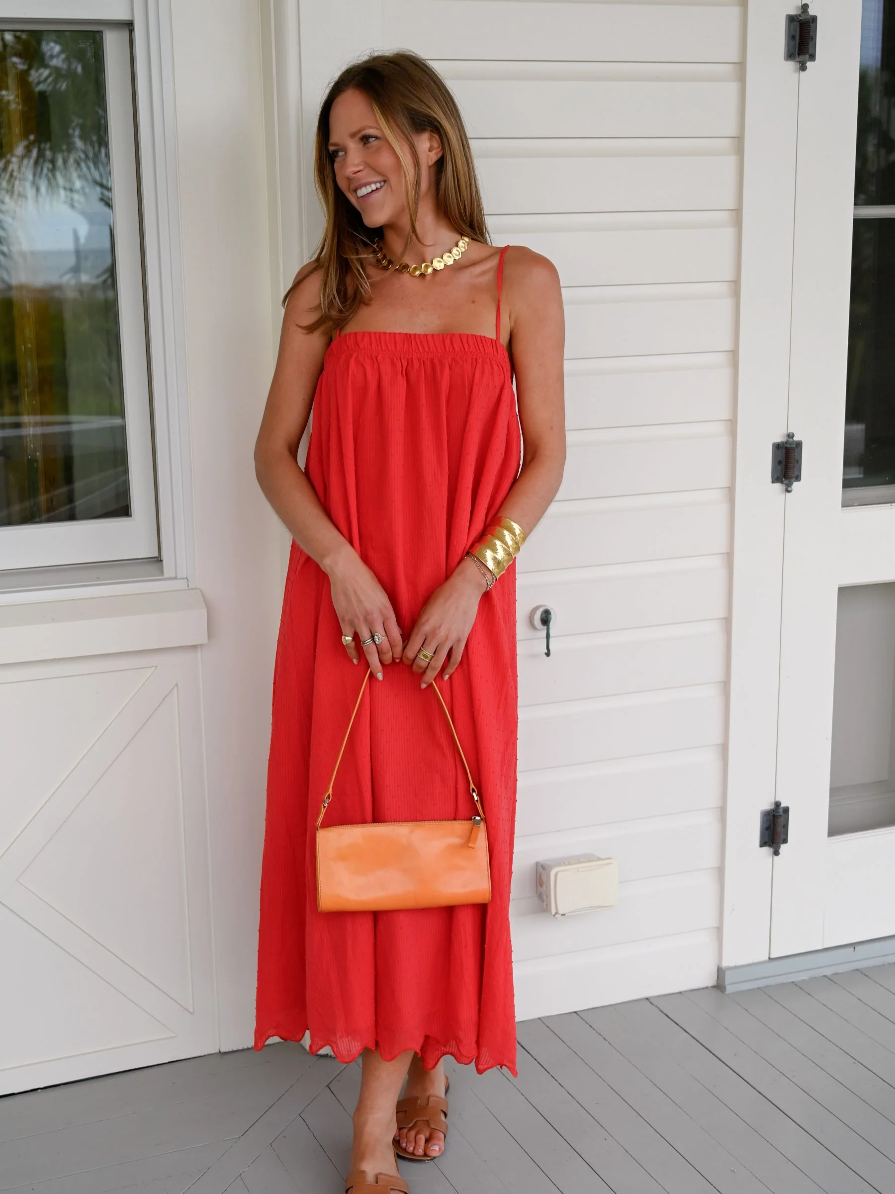 Barrett Maxi - Red Swiss Dot - Image 3