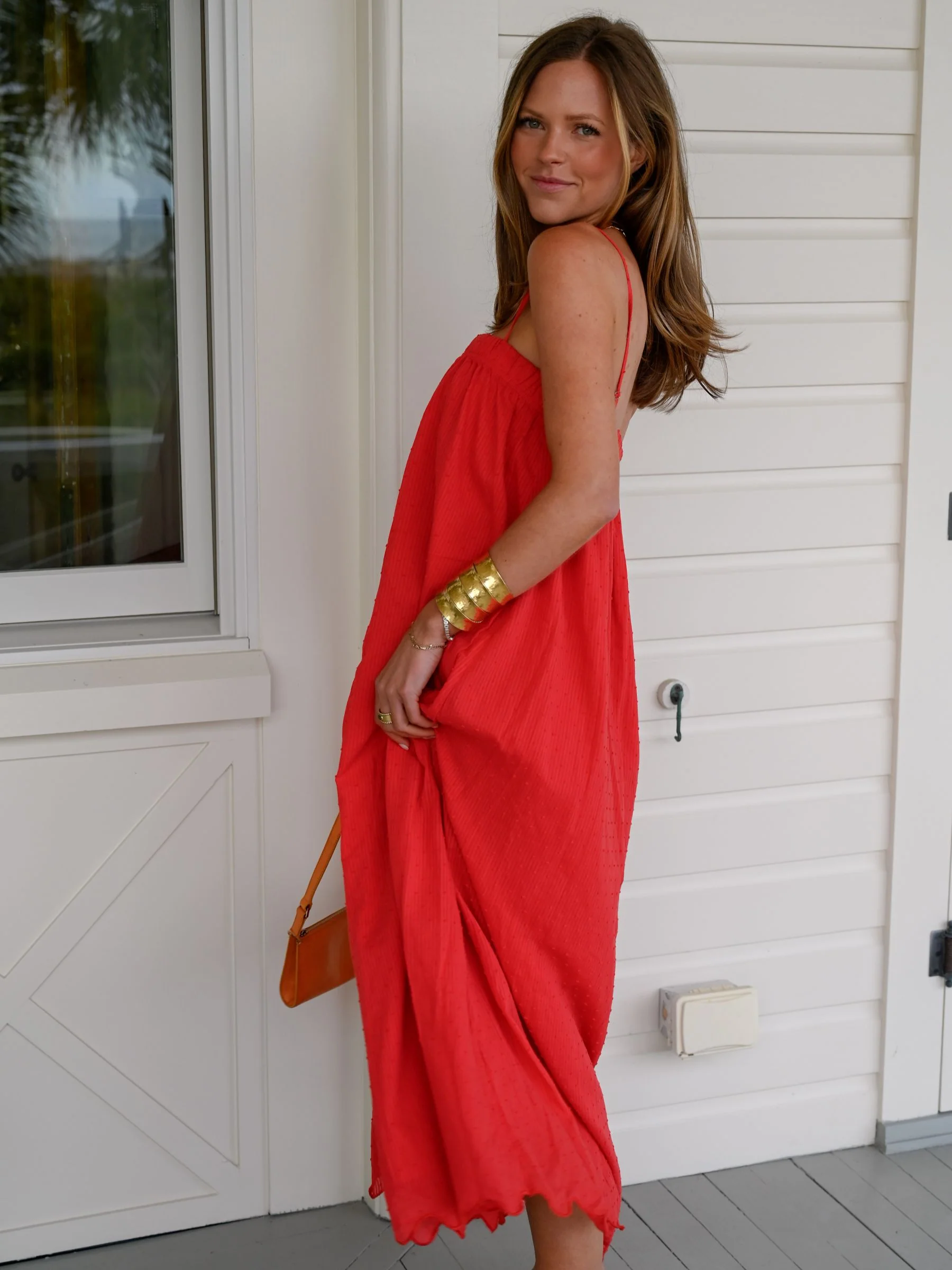 Barrett Maxi - Red Swiss Dot - Image 5