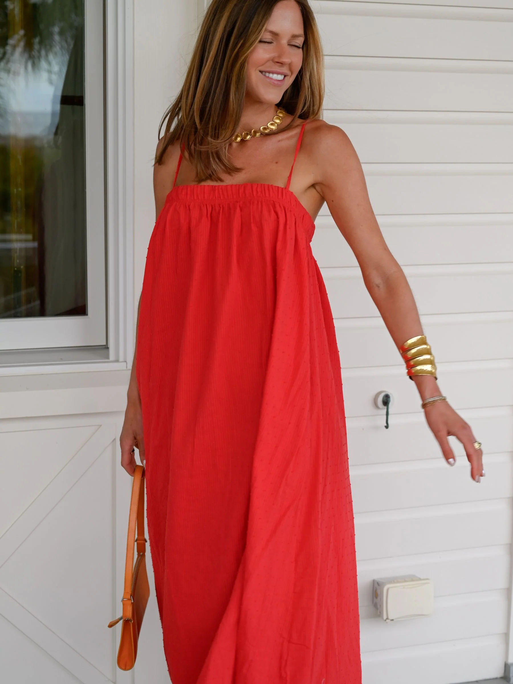 Barrett Maxi - Red Swiss Dot - Image 6