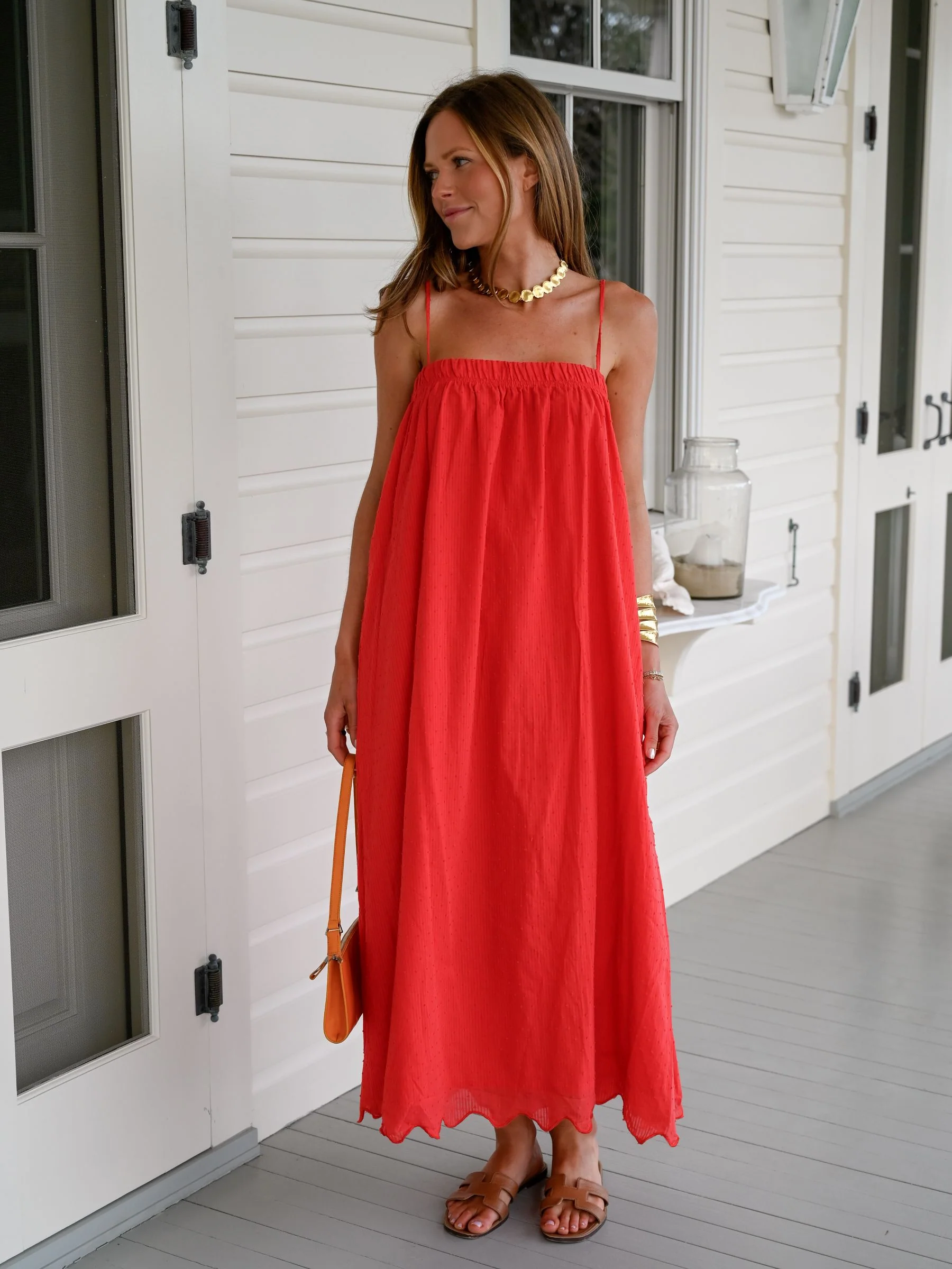 Barrett Maxi - Red Swiss Dot - Image 8