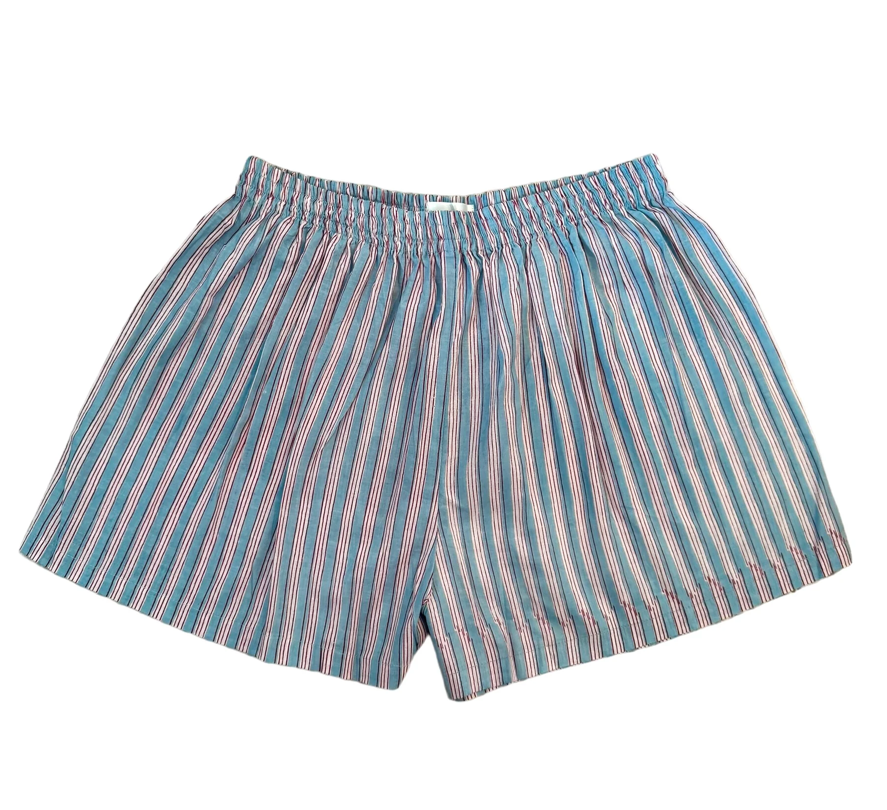 Boxer Shorts - Blue and Red Striped - Image 5