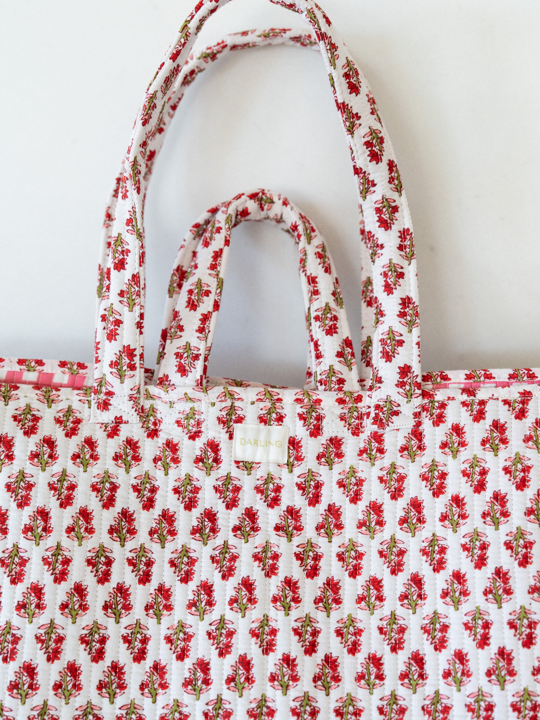 Darby Tote - Poinsetta Garden - Image 5