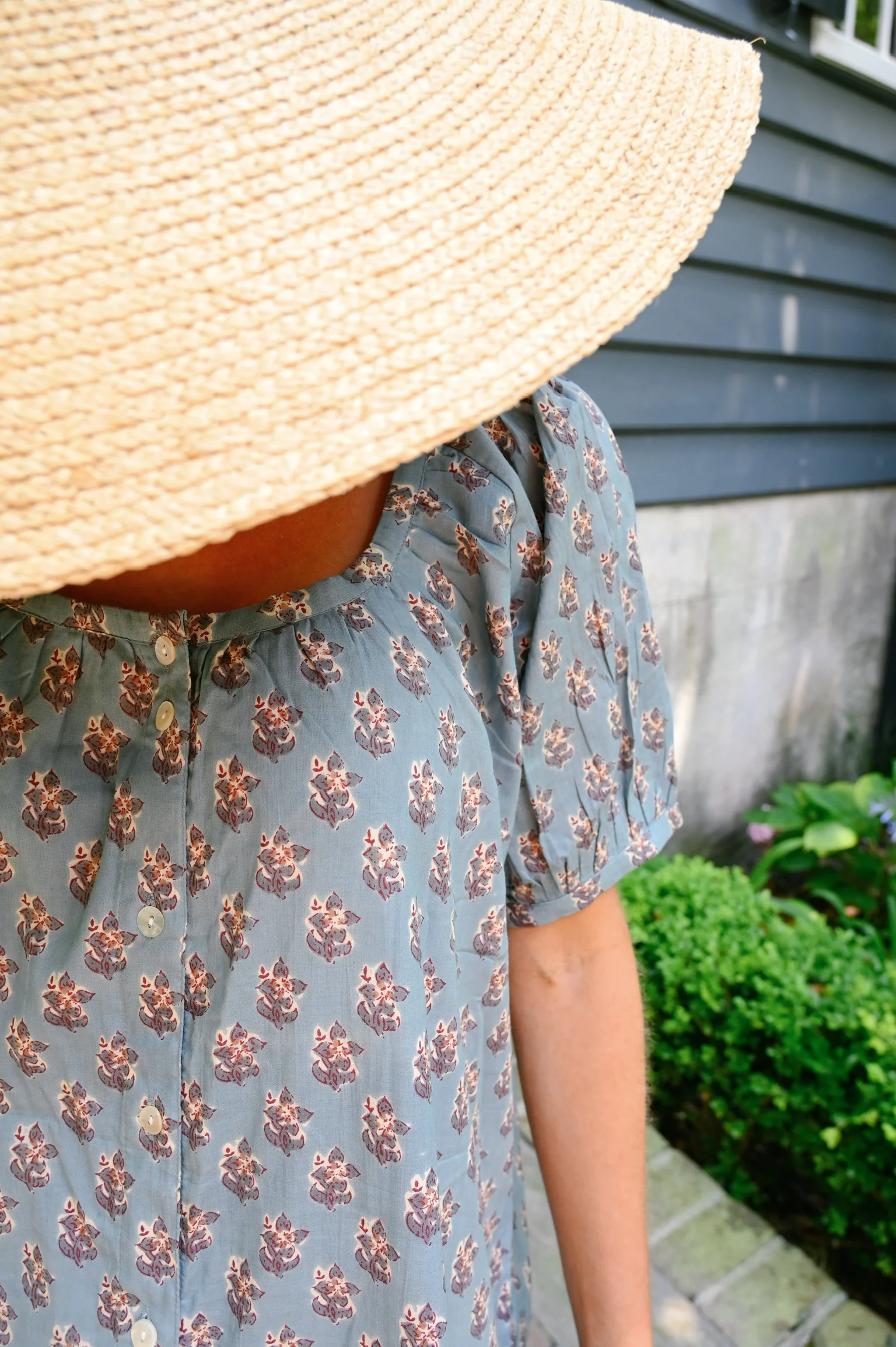 Everyday Mini Dress -  Dusty Blue - Image 3