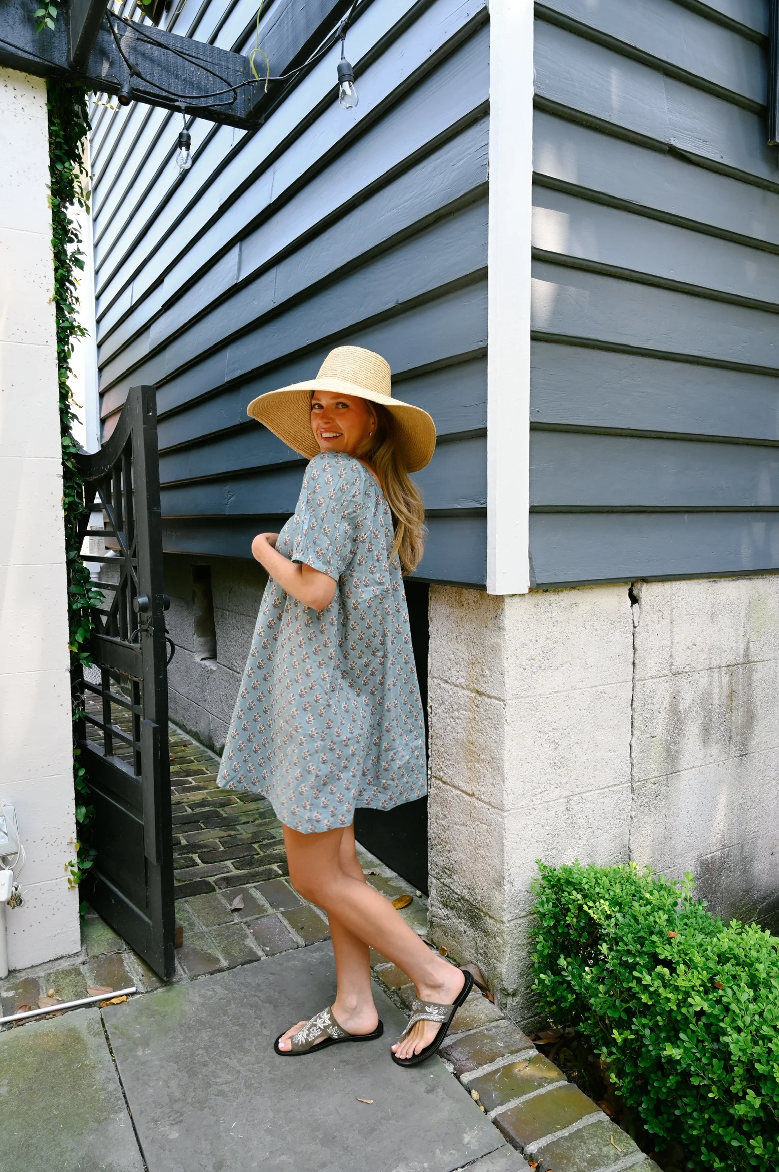 Everyday Mini Dress -  Dusty Blue - Image 5