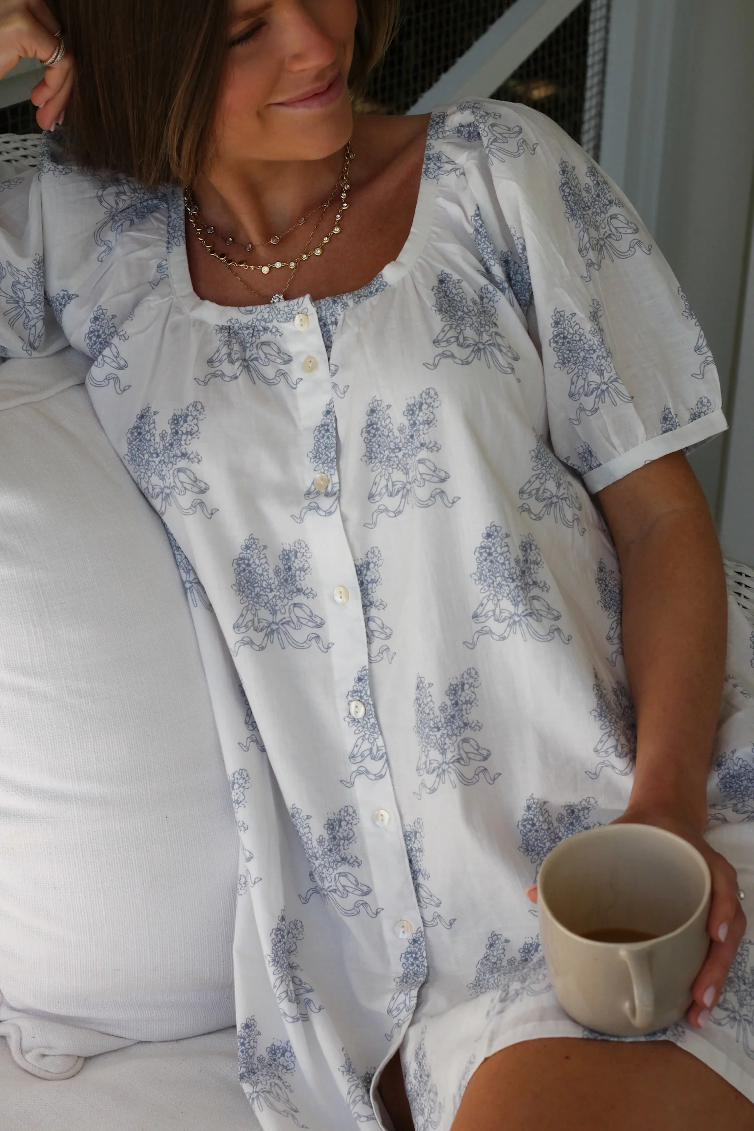 Everyday Mini Dress -  Wisteria Morning - Image 8