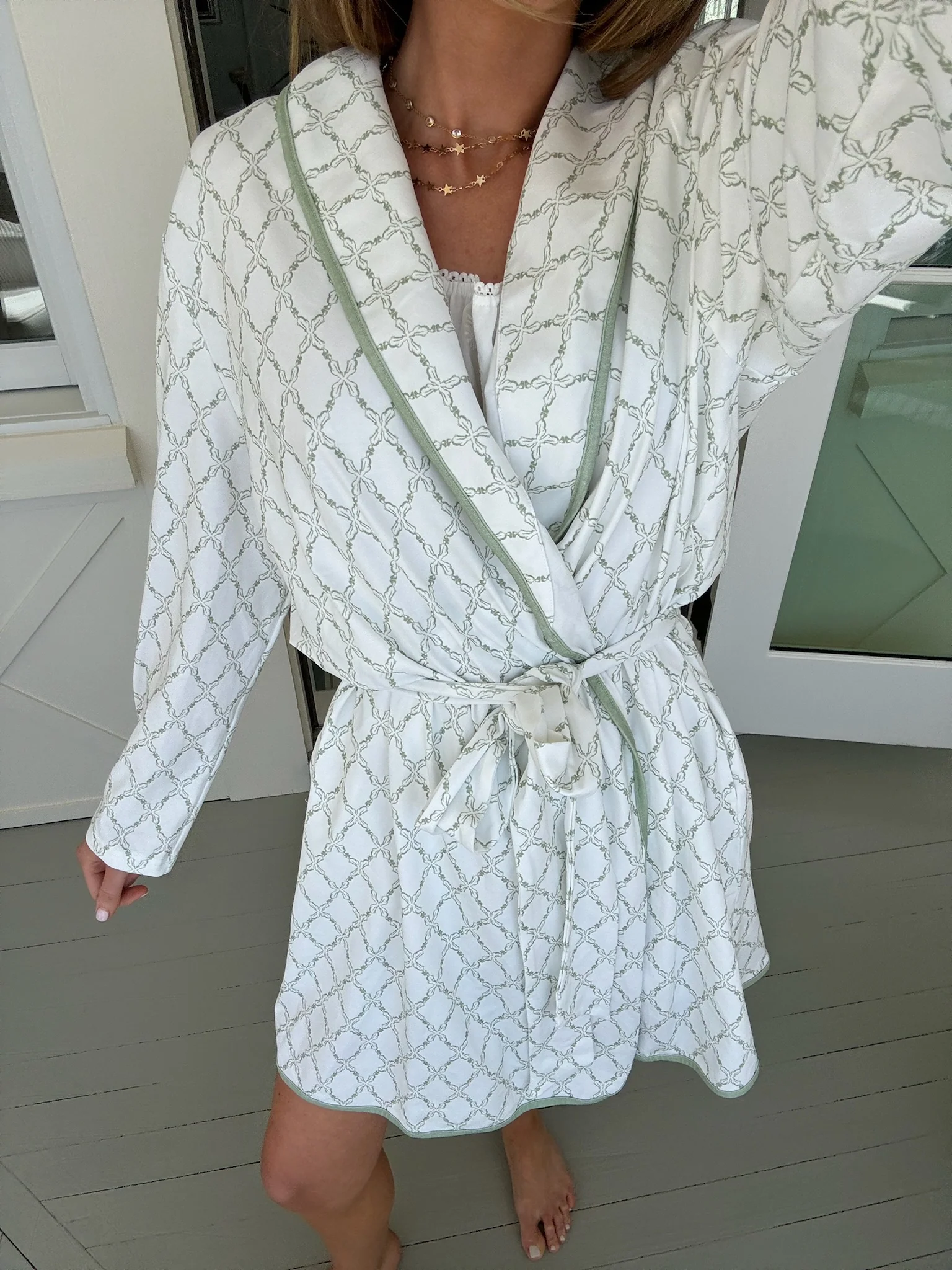 Pima Short Robe x Anne's Paintings - Image 4