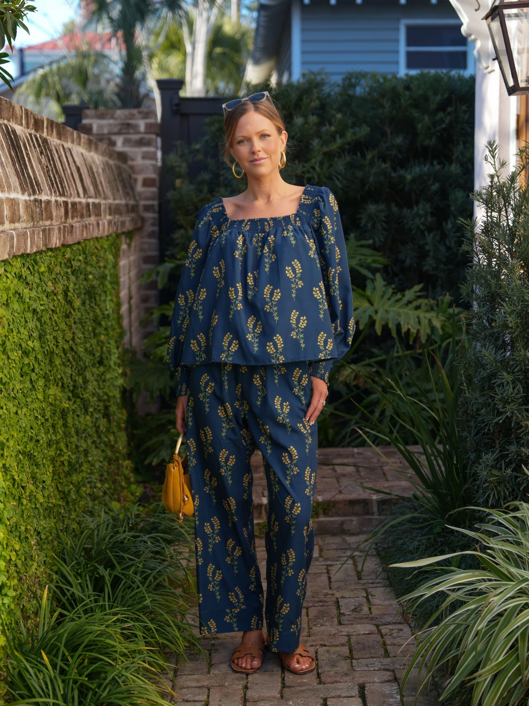 The Lila Set -  Navy Sprig - Image 4