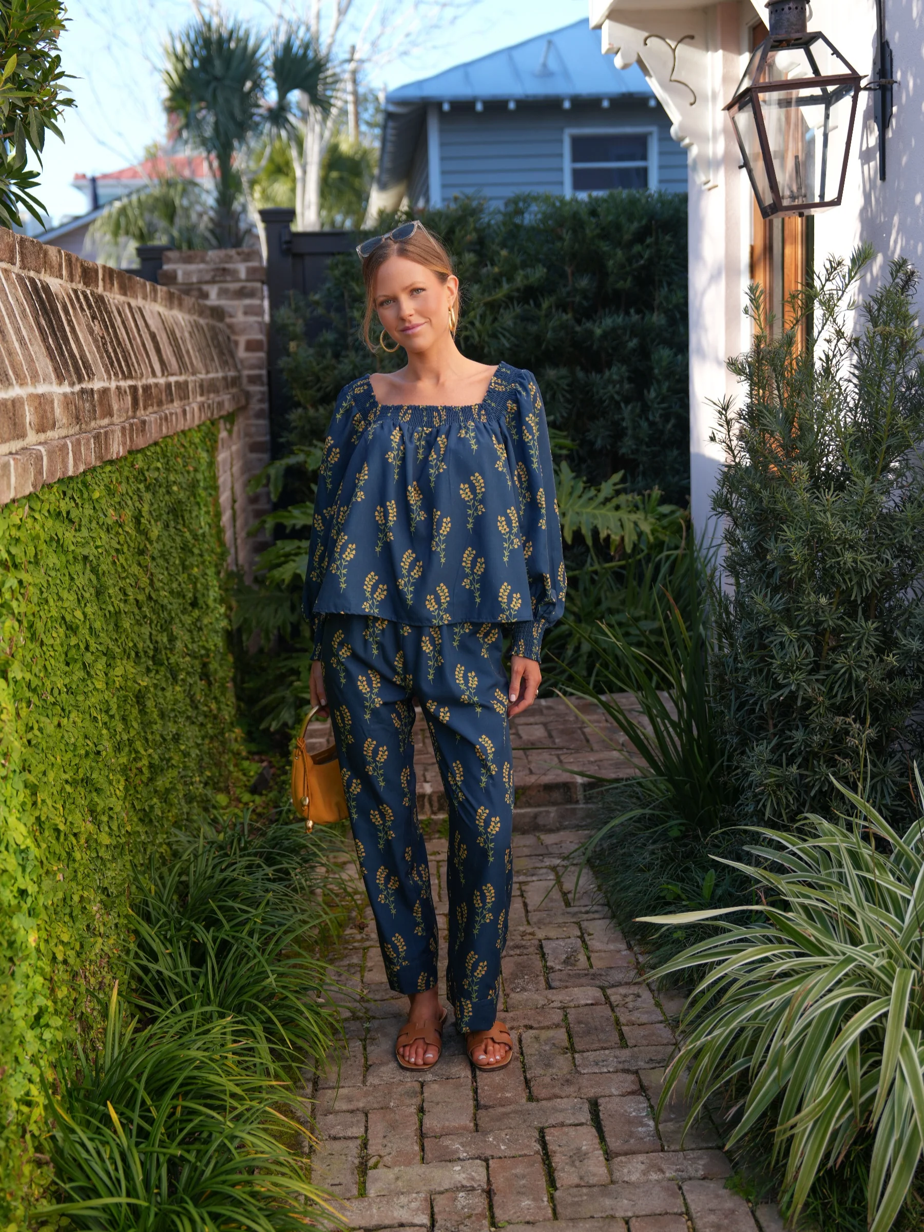 The Lila Set -  Navy Sprig - Image 6