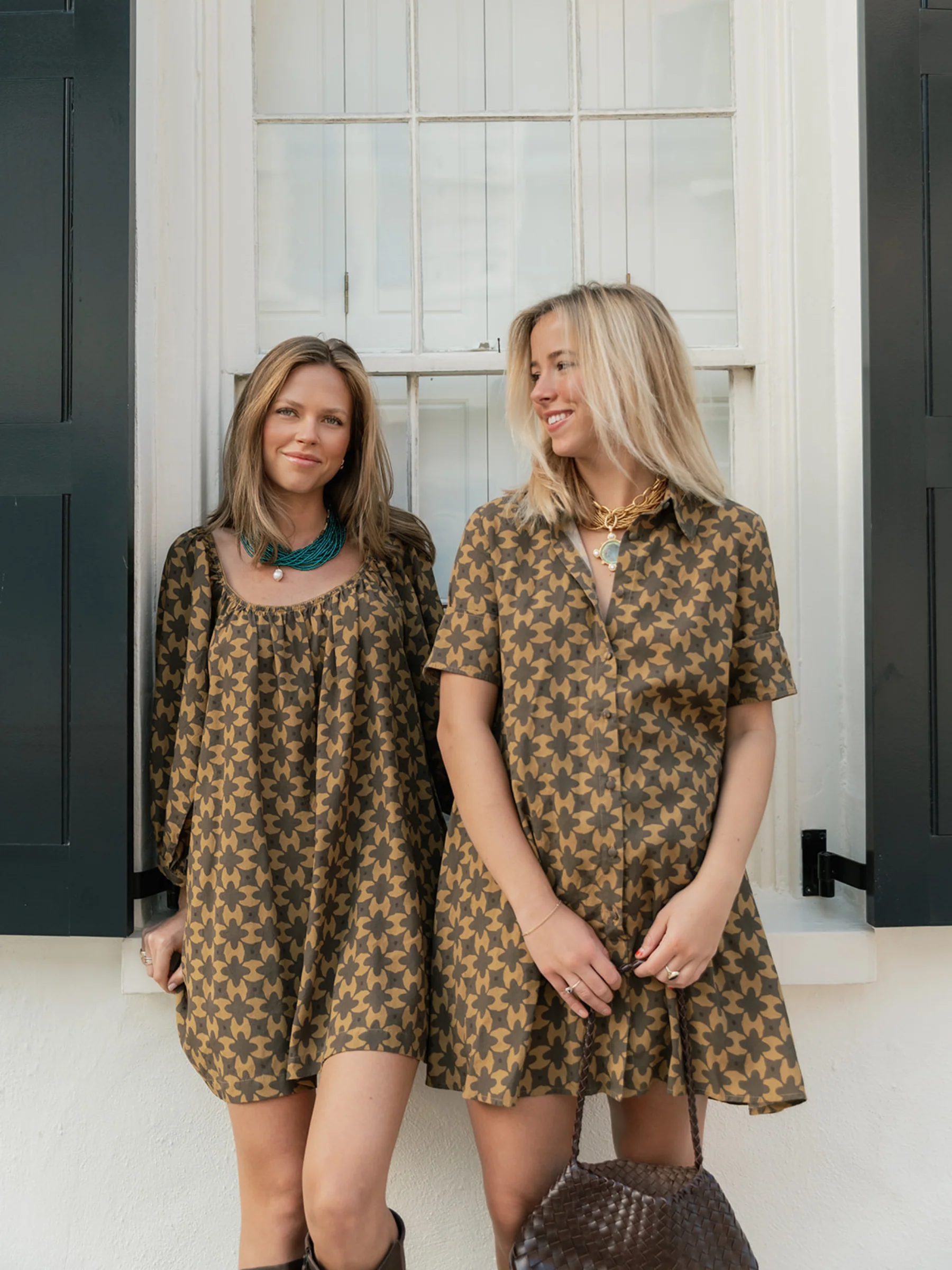 The Mandy Set - Latte Geo Floral - Image 4