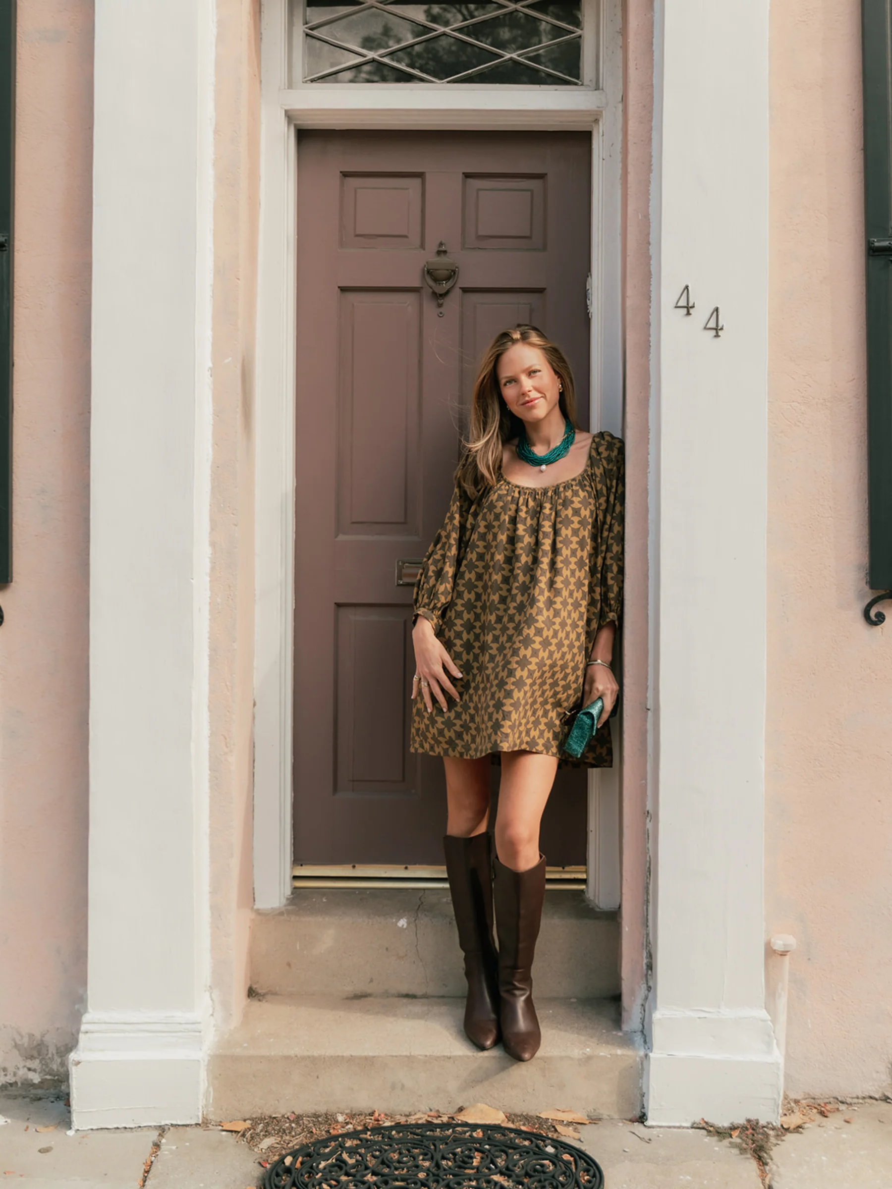 The Mandy Set - Latte Geo Floral - Image 6