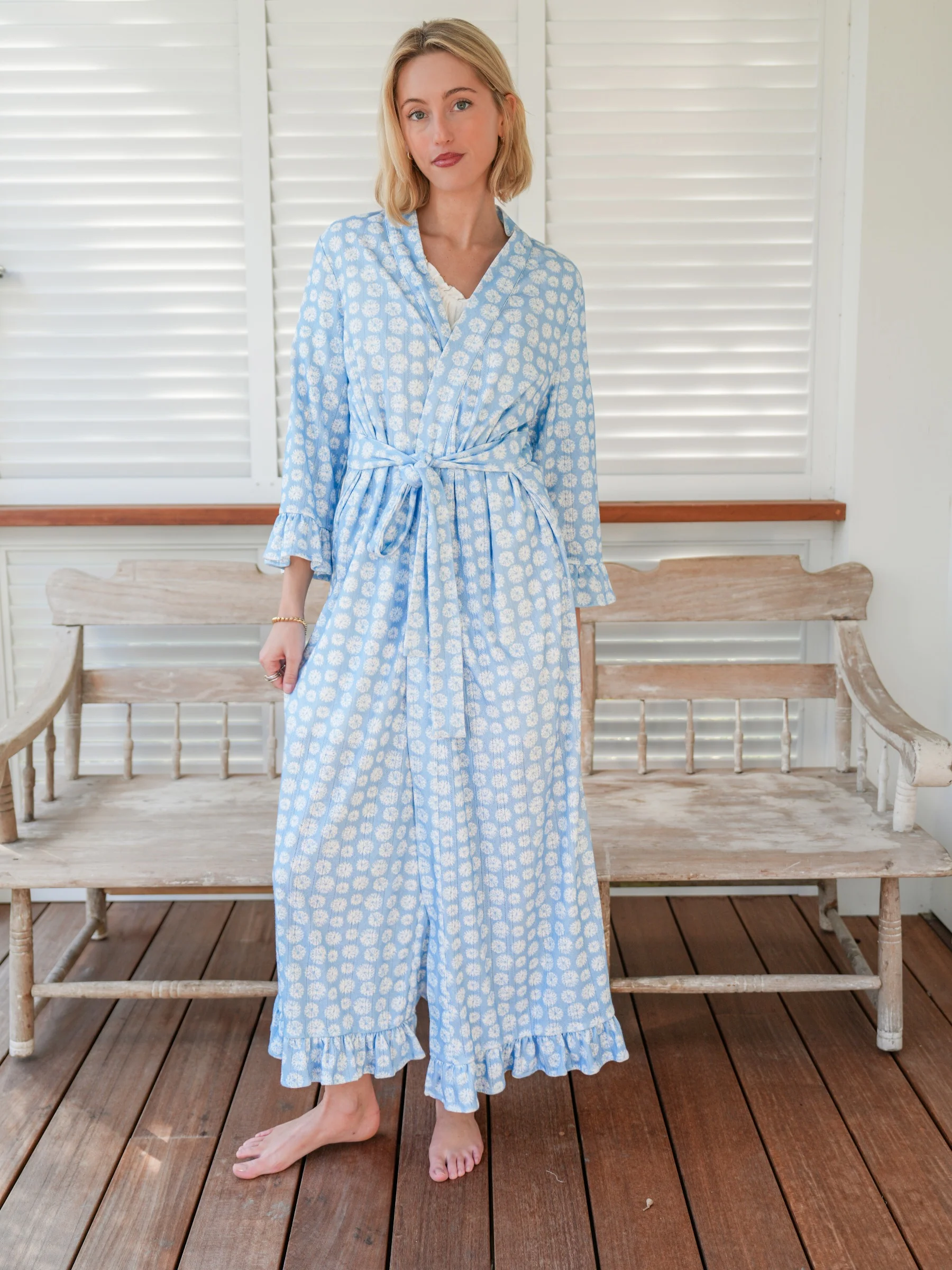 The Nap Wrap - Soft Blue Burst - Image 6