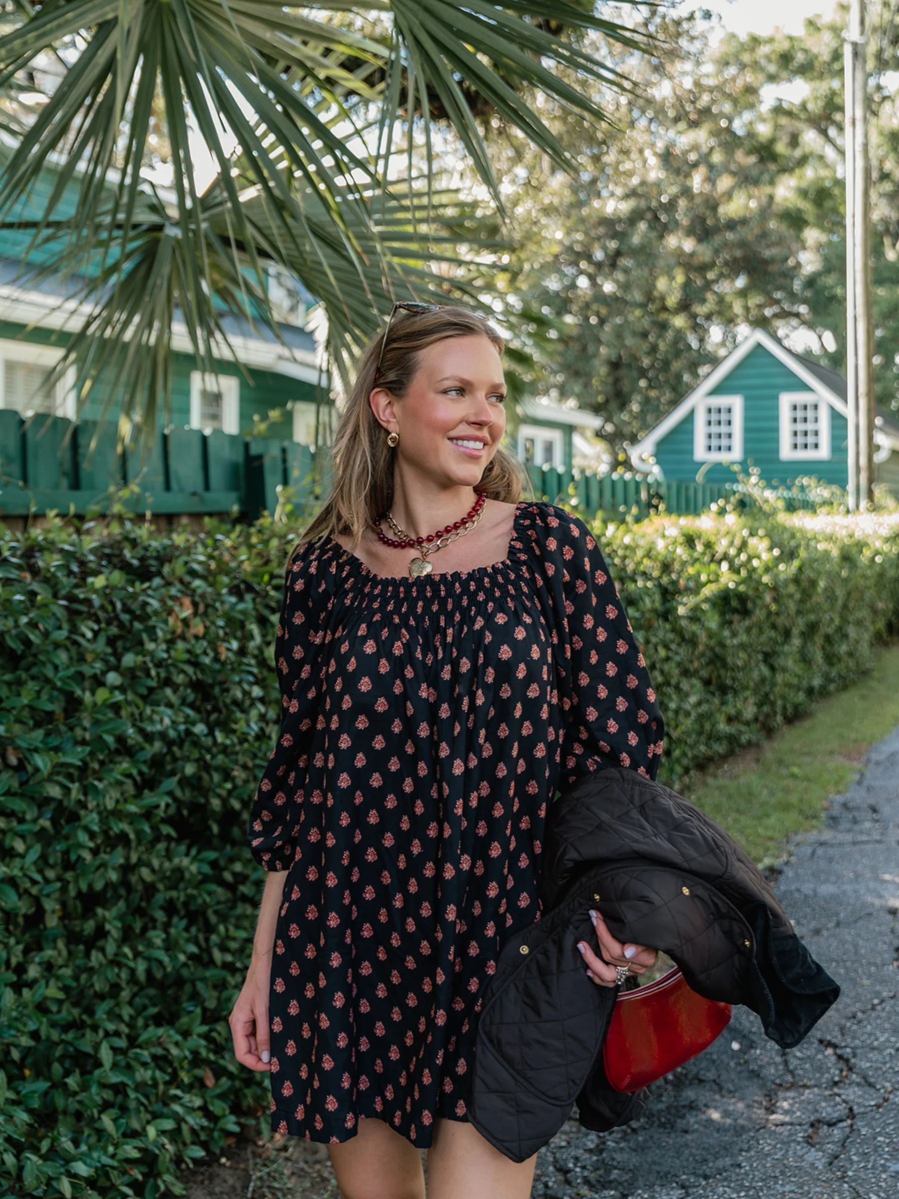 The Sweet and Short Set 3/4 Sleeves- Ember Bloom - Image 4