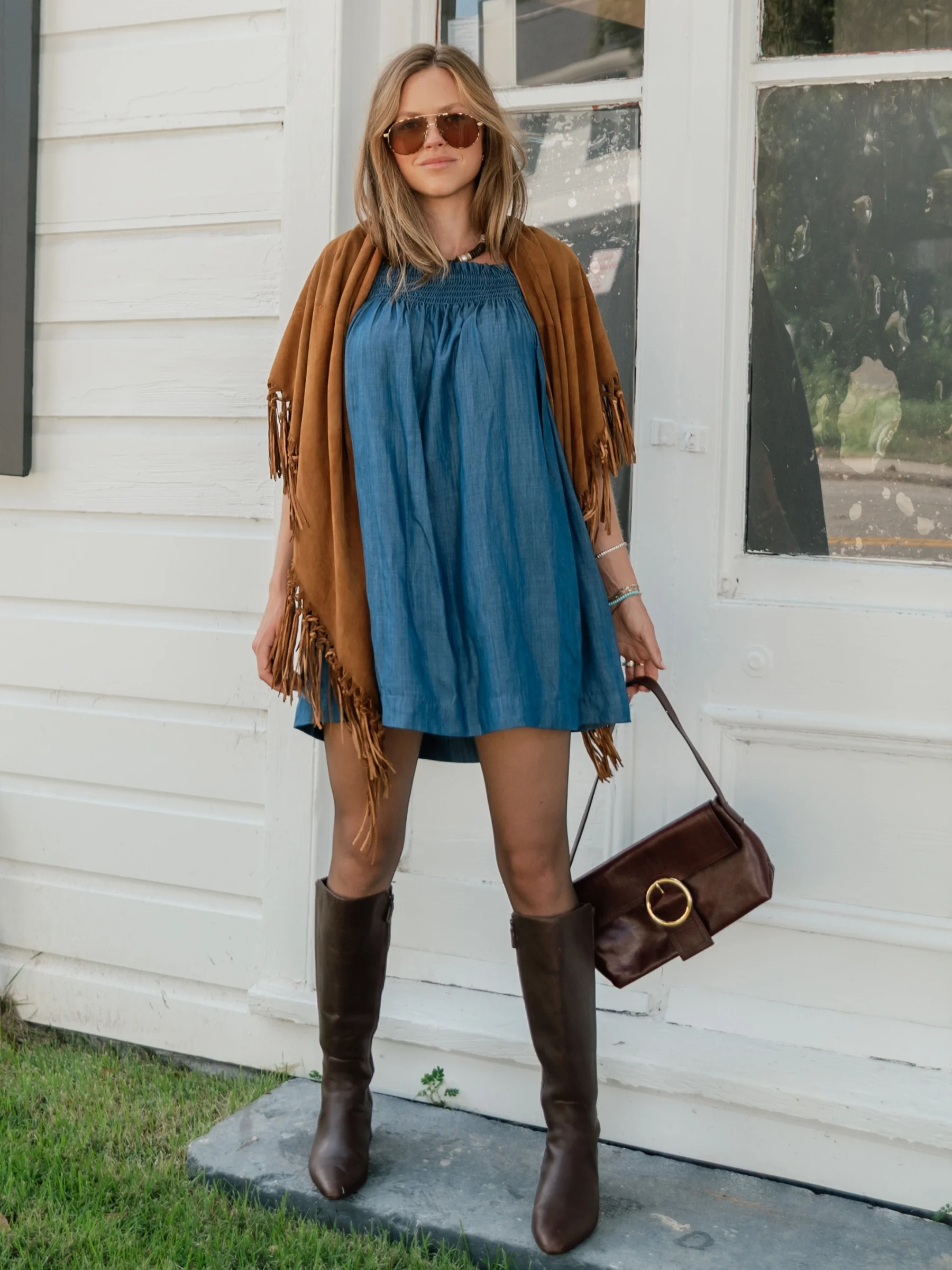 The Sweet and Short Set - Denim - Image 5