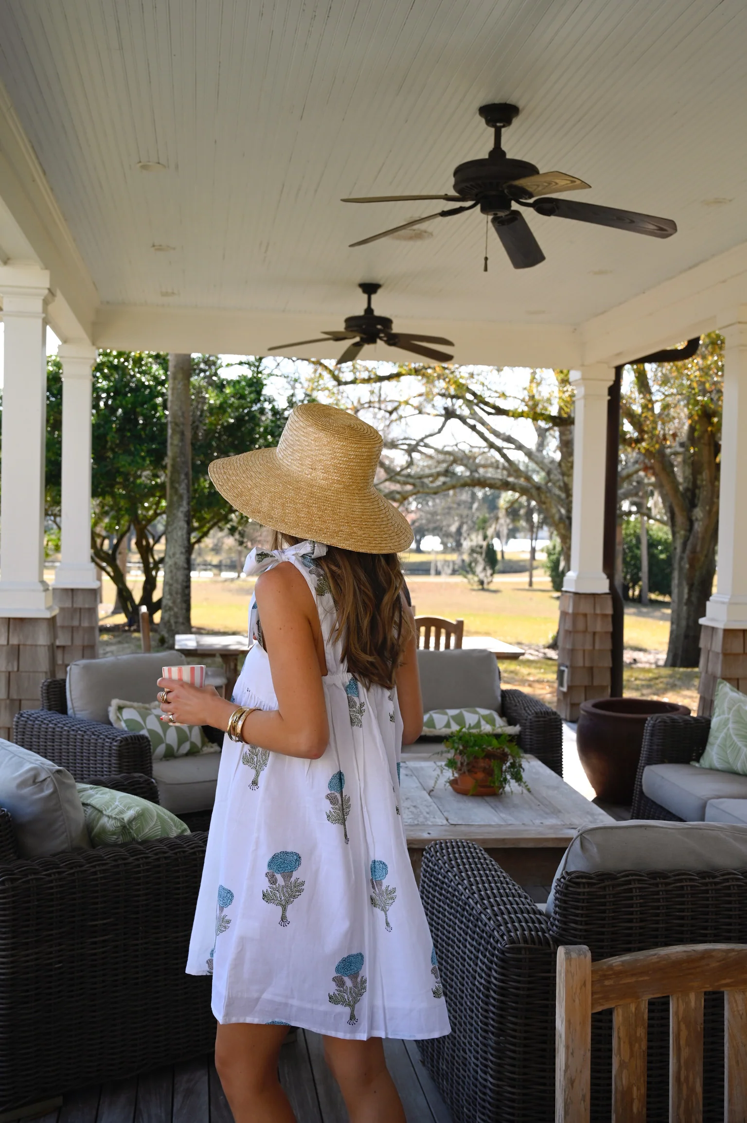 Tie Dress Blue Marigold - Image 3