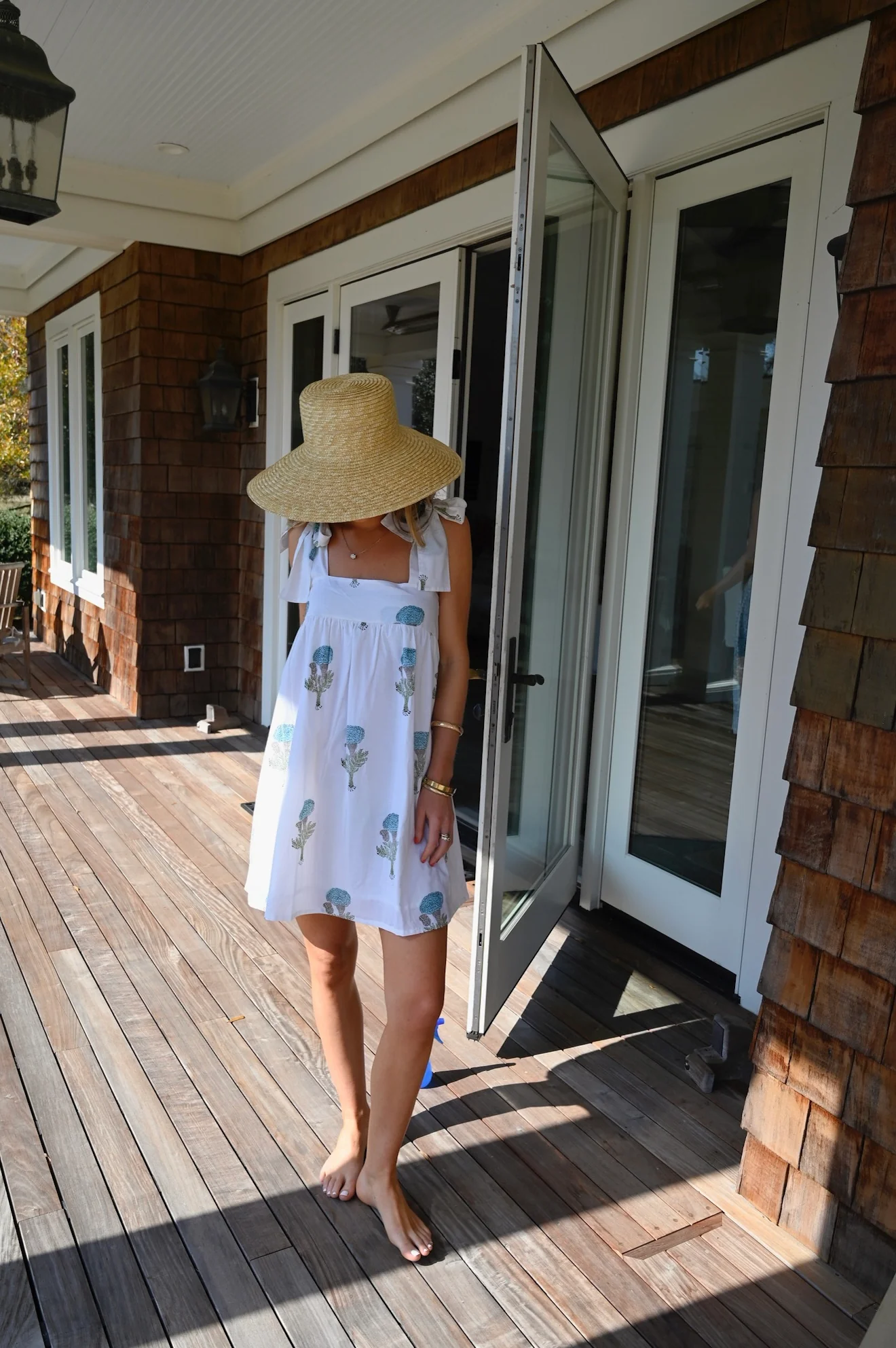 Tie Dress Blue Marigold - Image 4