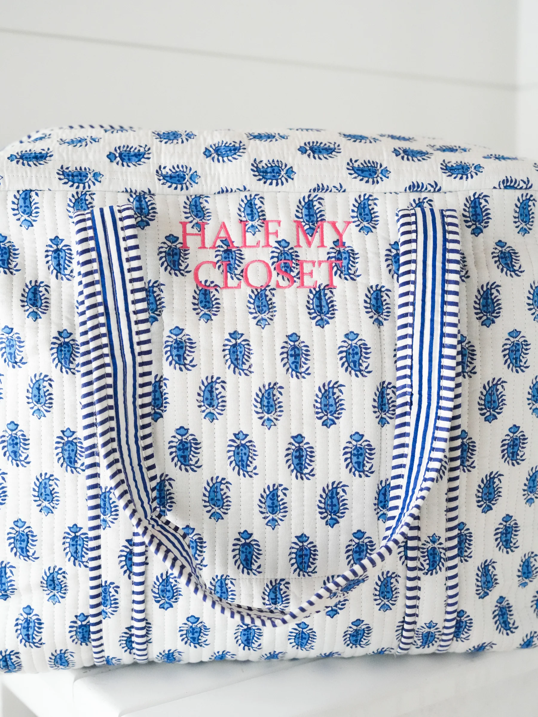 Weekender Bag - Blueberry Paisley "Half My Closet" - Image 7