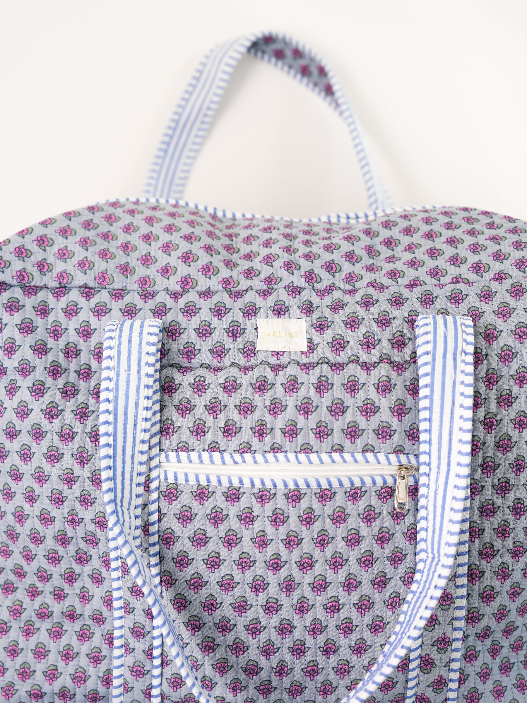 Weekender Bag - Periwinkle Daisy - Image 4