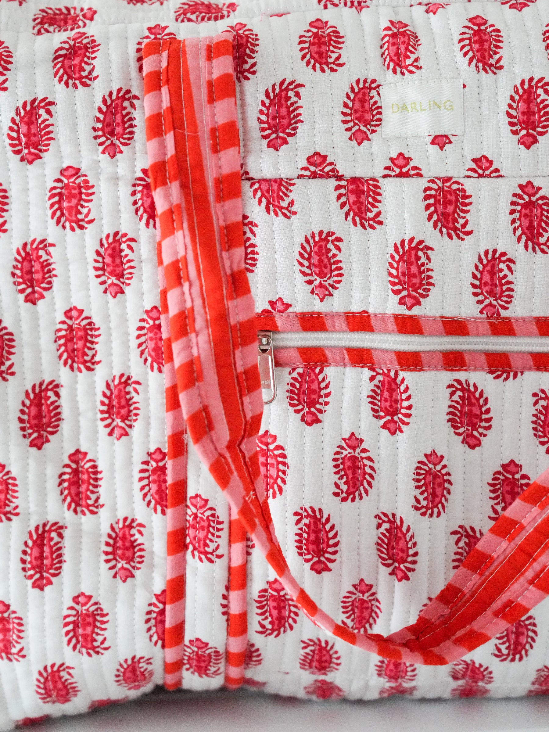 Weekender Bag - Pinkberry Paisley "Emotional Baggage" - Image 5